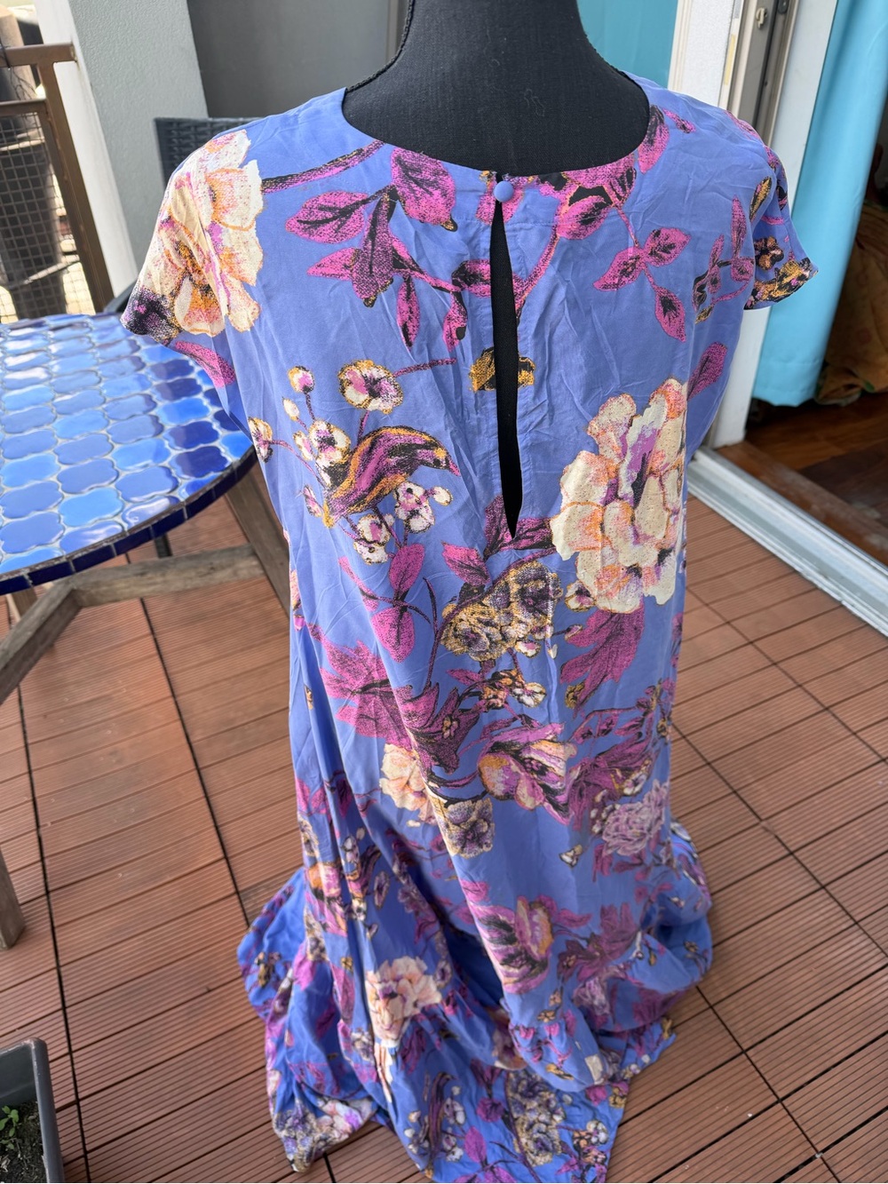 Free People Lavender Floral Maxi Dress